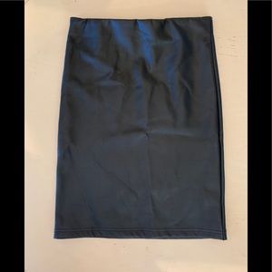 Loft Vegan Leather Pencil Skirt